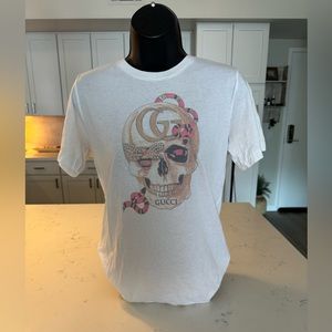 GUCCI Bella and Canvas Skull Shirt Small